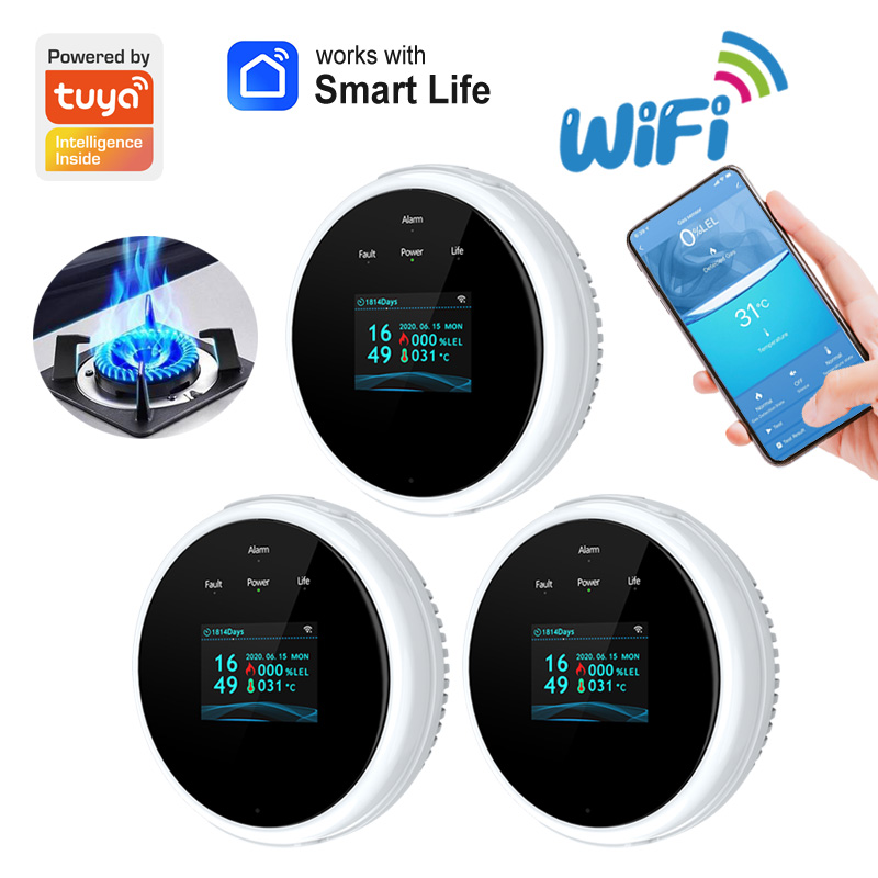Smart Gas Leak Detector Lpg - 투야 와이파이 가스 감지기, 가정용 LPG
