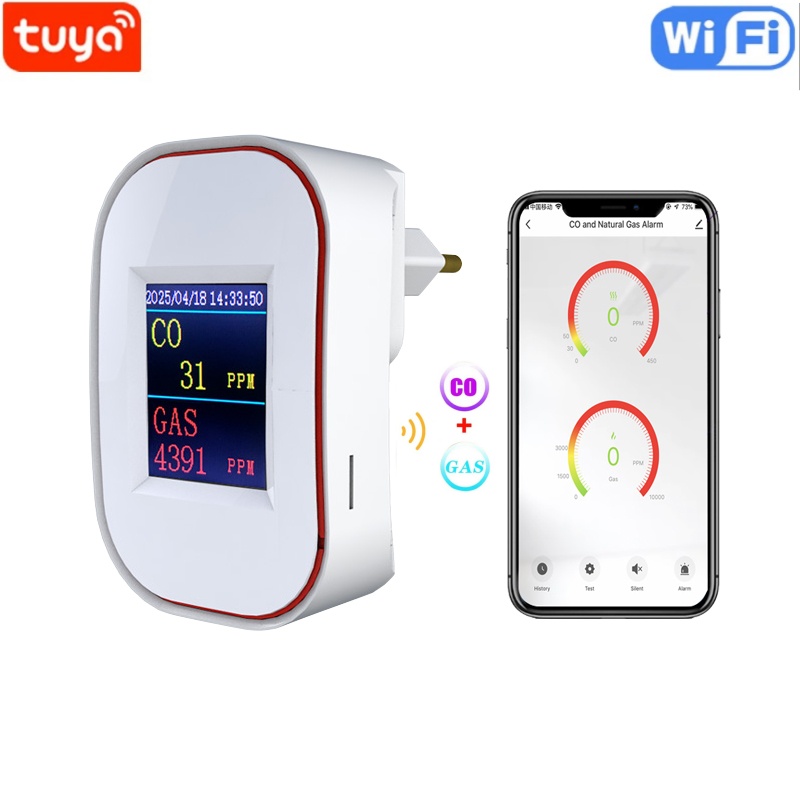 Smart Gas Leak Detector Lpg - 투야 스마트 라이프 천연가스 CO 누출