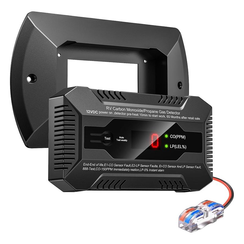Carbon Monoxide Detector Combo - 브래킷이 있는 RV 일산화탄소 및 프로판
