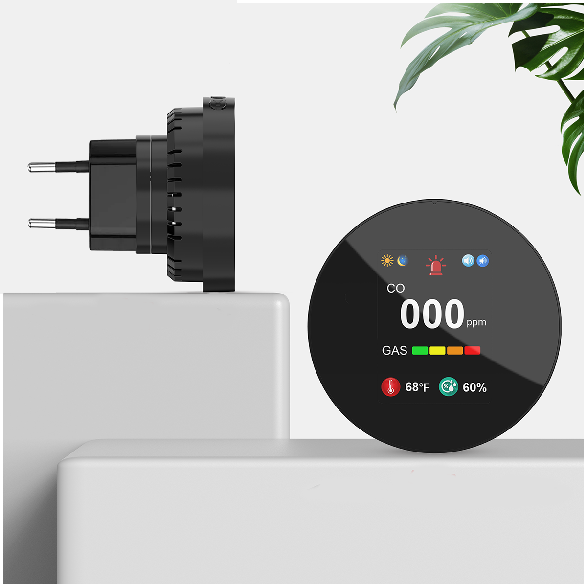 Carbon Monoxide Detector Combo - CHZHVAN 조합 일산화탄소 감지기 및 가스