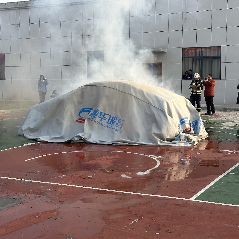 Fire Blanket Fiberglass - 주차장 공용 전기차 충전소용 EV 방화