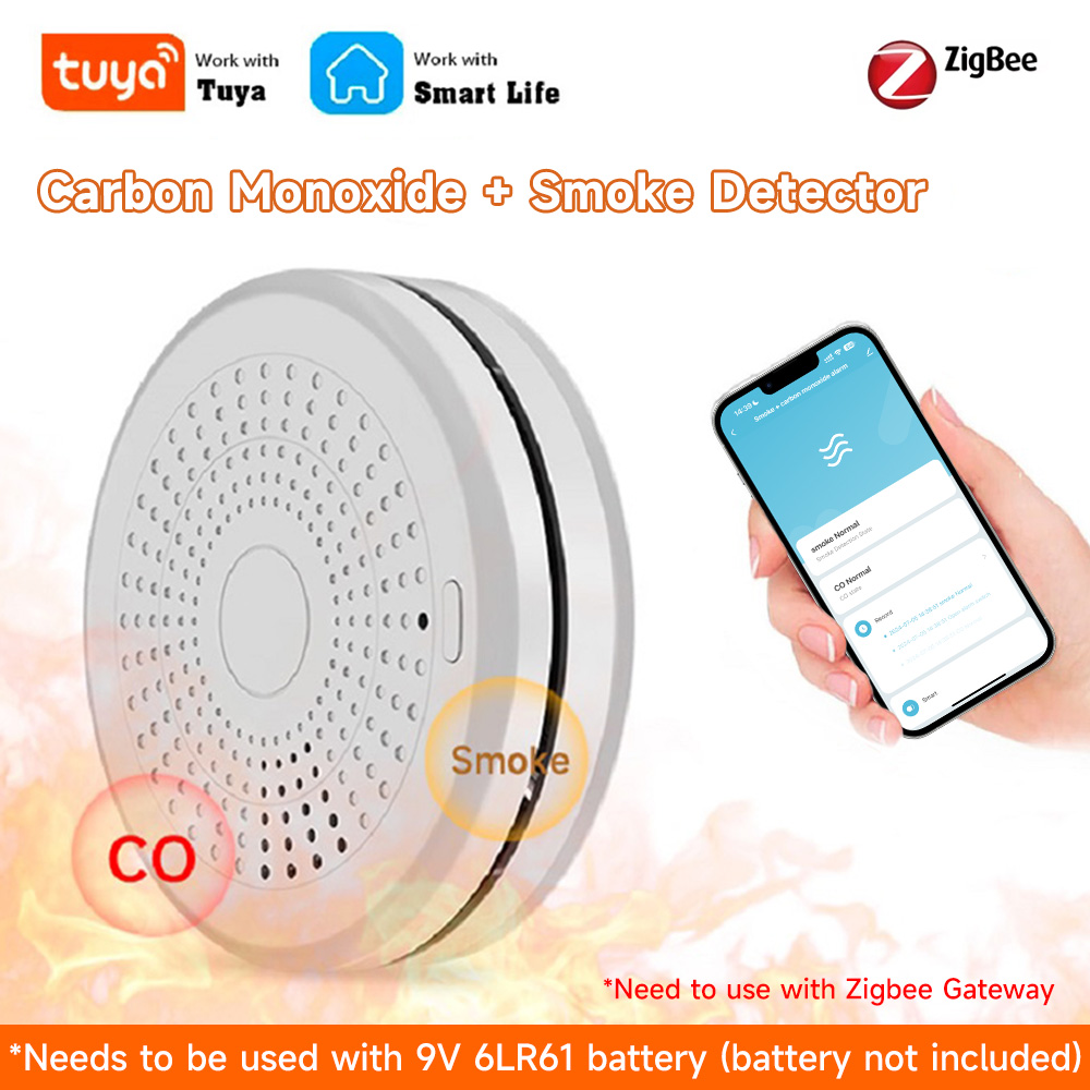 Zigbee Smoke Sensor Tuya - Tuya 2-in-1 WiFi/ZigBee 연기 경보기 및