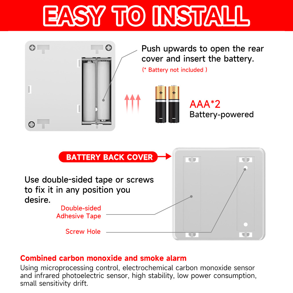 투야 와이파이 일산화탄소 연기 감지기 스마트 CO &  - Smart Smoke Detector Wifi 리뷰 및 가격
