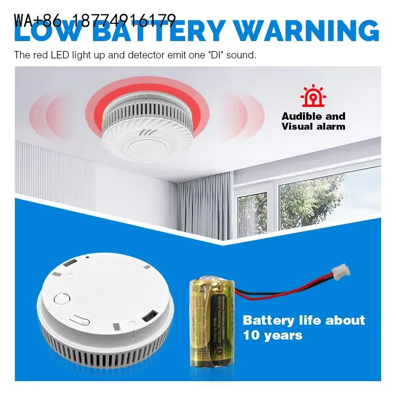 wmwmnu 10년 사용 가능한 배터리, 무선, 독립형 - Smoke Alarm 10 Year Battery 리뷰 및 가격