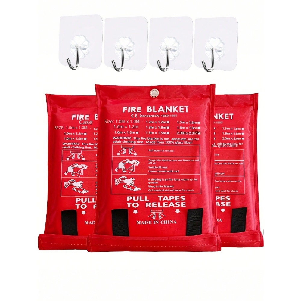 화재 담요 39.37 X 39.37 인치 비상용 난연  - Fire Blanket Fiberglass 리뷰 및 가격