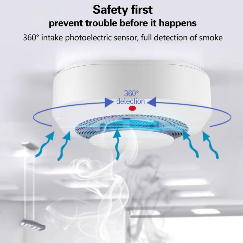 Tuya 와이파이 연기 감지기 센서, 고감도 무선 스마 - Smart Smoke Detector Wifi 리뷰 및 가격