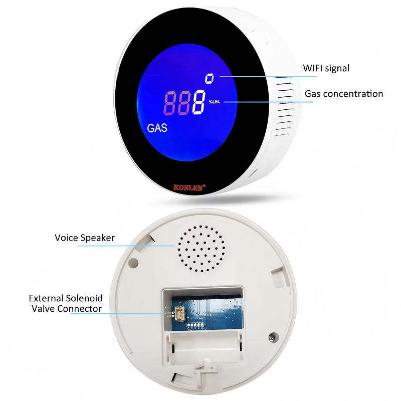 WIFI 투야 천연 LPG 가스 누출 감지기 (전기 솔 - Smart Gas Leak Detector Lpg 리뷰 및 가격