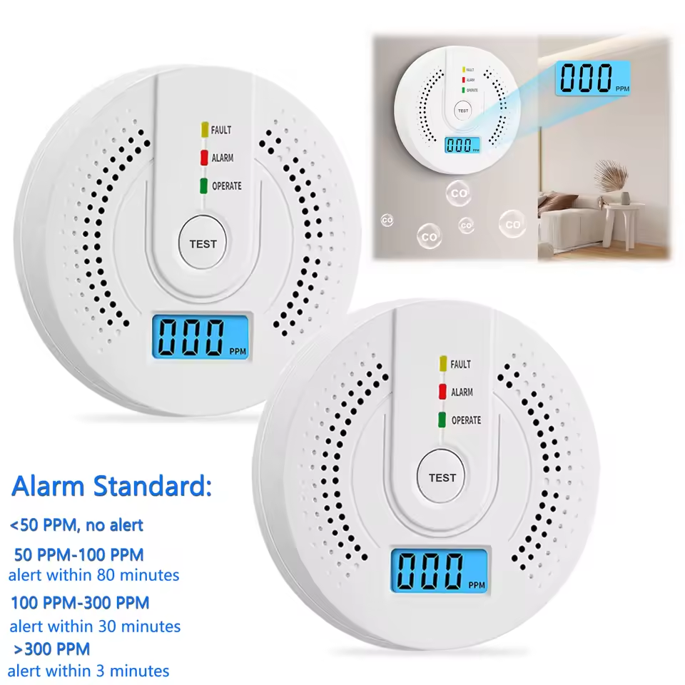 일산화탄소 감지기 CO 가스 모니터 알람 소리 및 빛  - Carbon Monoxide Detector Combo 리뷰 및 가격