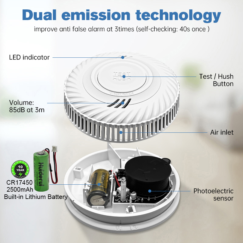 와이파이 기능 투야 연기 감지기 내장형 10년 배터리  - Smoke Alarm 10 Year Battery 리뷰 및 가격