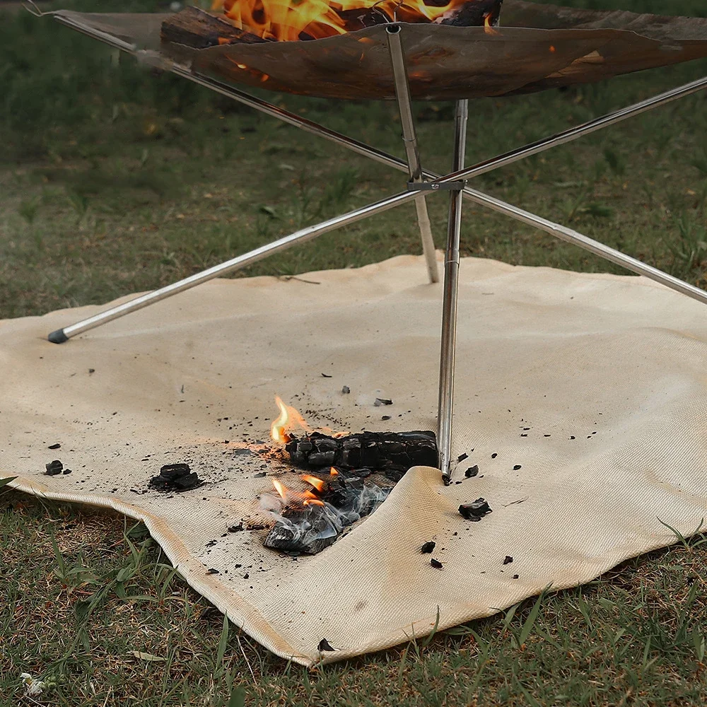 1pc 야외 캠핑 내화 천 피크닉 바베큐 절연 매트 난 - Fire Blanket Fiberglass 리뷰 및 가격