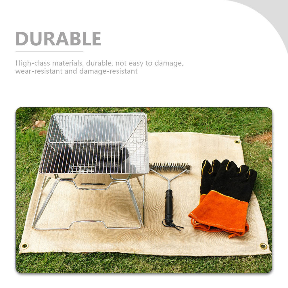 방화 담요, 유리섬유 소재의 난연 매트, 고온에 강한  - Fire Blanket Fiberglass 리뷰 및 가격