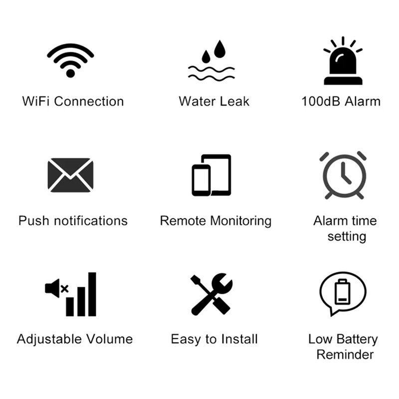[NEW A09R!】 APP 원격 제어 투야 와이파이  - Water Leak Detector Wifi Alarm 리뷰 및 가격