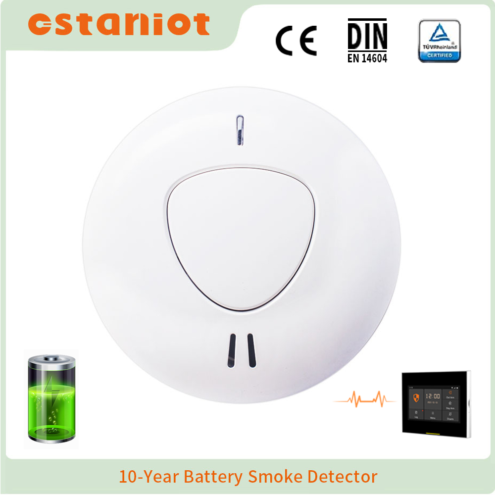 10년 배터리 수명 연기 감지기 화재 경보 센서 EN1 - Smoke Alarm 10 Year Battery 리뷰 및 가격