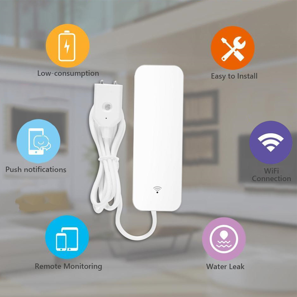 Tuya WiFi 누수 센서, 누수 감지기, Smart - Water Leak Detector Wifi Alarm 리뷰 및 가격