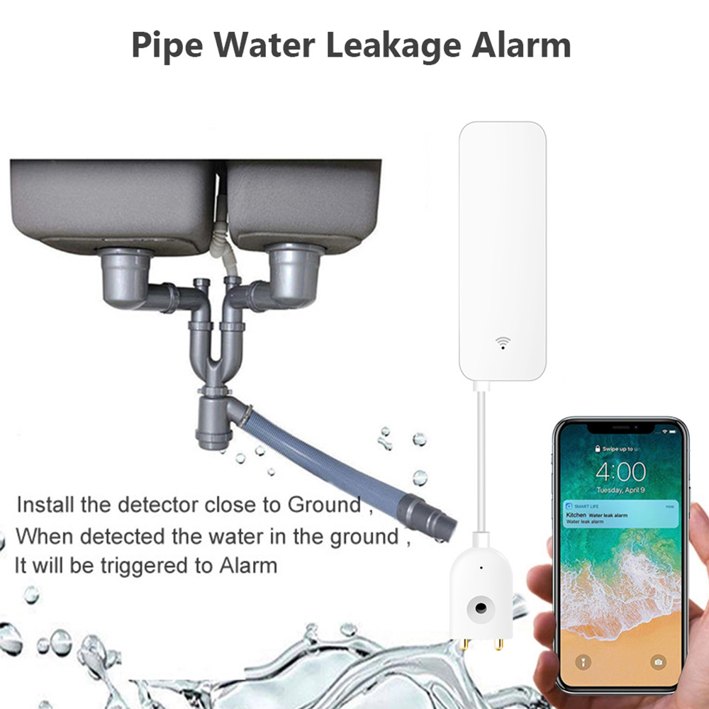 Tuya WiFi 누수 센서, 누수 감지기, Smart - Water Leak Detector Wifi Alarm 리뷰 및 가격