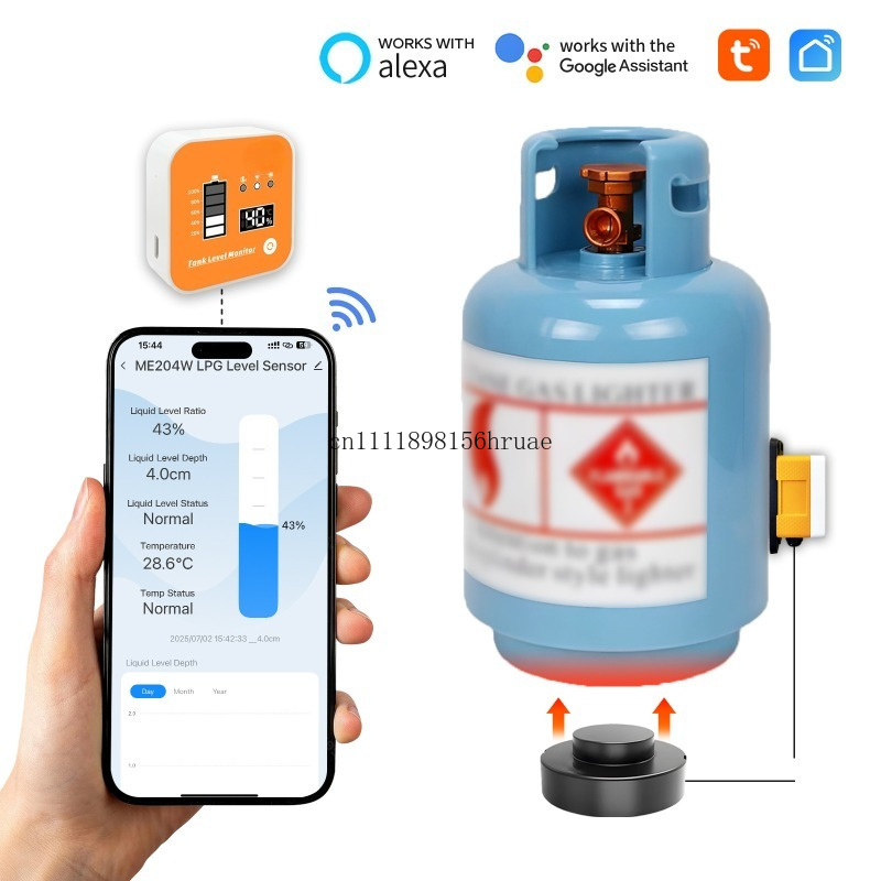 ME204R 휴대용 가연성 가스 감지기, LPG 및 천 - Smart Gas Leak Detector Lpg 리뷰 및 가격