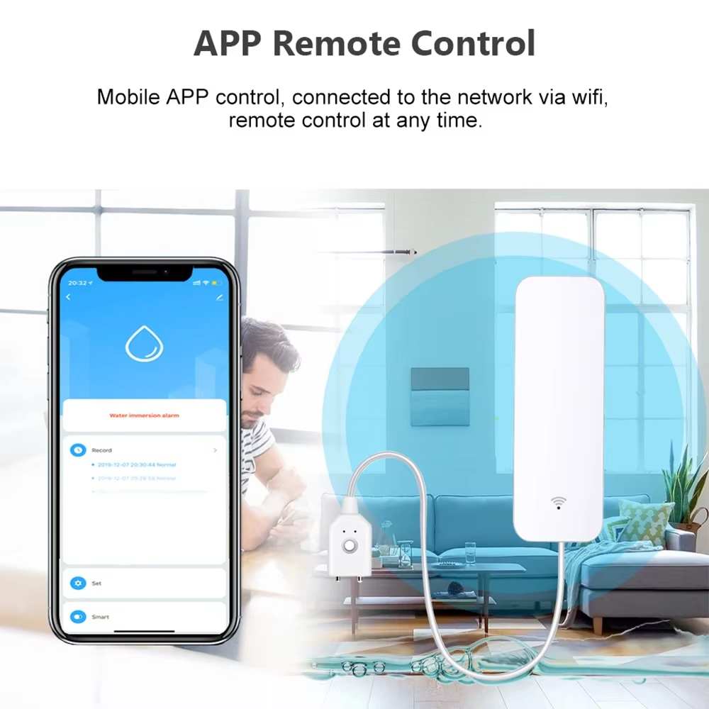 ZigBee WiFi 누수 센서 홍수 누출 경보 감지기 - Water Leak Detector Wifi Alarm 리뷰 및 가격