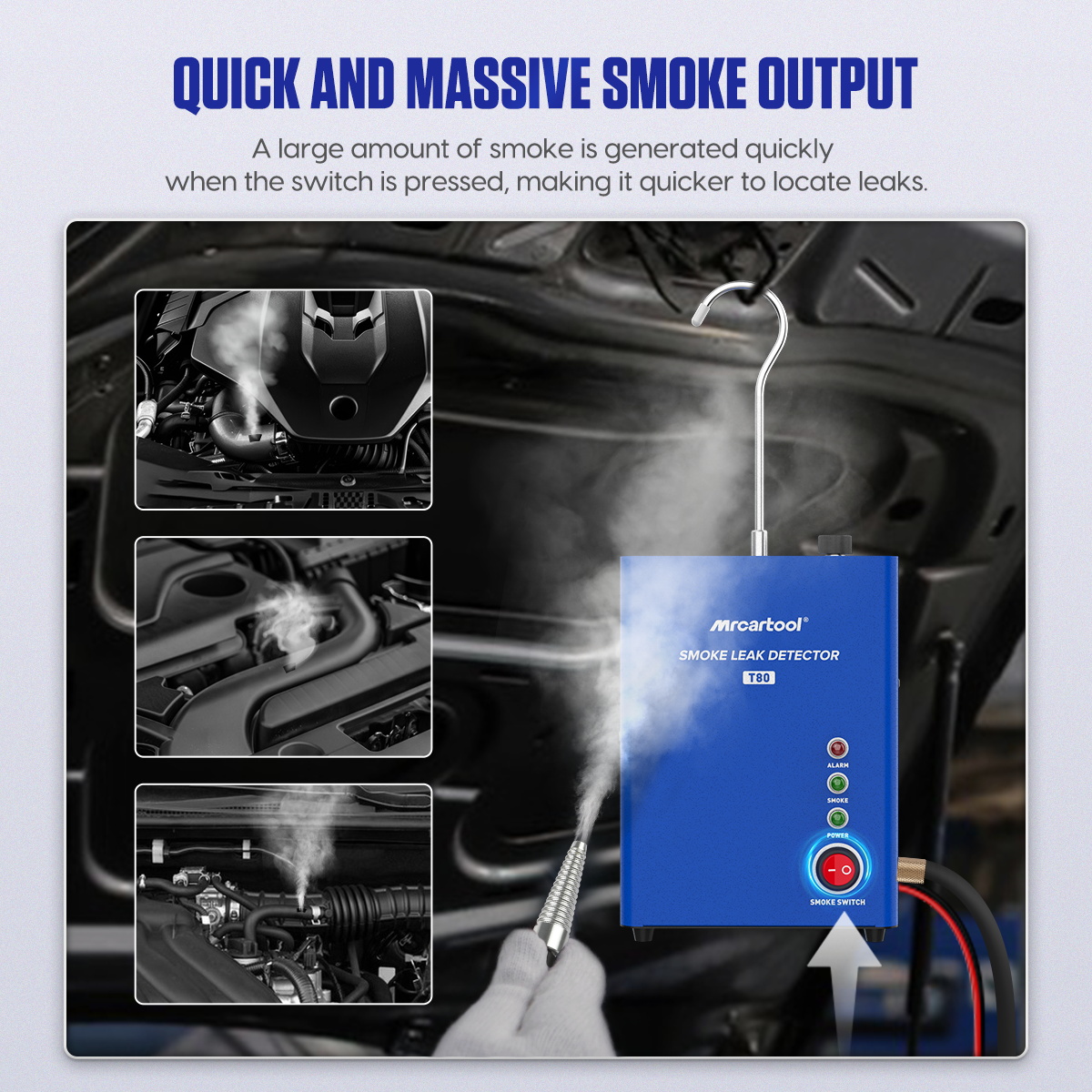 MR CARTOOL T80 차량 연기 발생 장치, EV - Smoke Alarm Escape Light 리뷰 및 가격