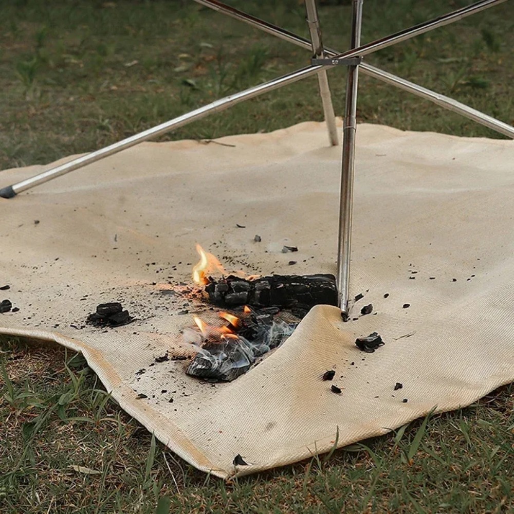 고온 방화 매트, 야외 캠핑 피크닉 바베큐용 유리섬유  - Fire Blanket Fiberglass 리뷰 및 가격