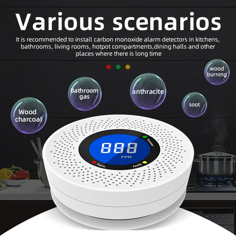 가정용 독립 일산화탄소 중독 연기 감지기, 경고 경보  - Carbon Monoxide Detector Combo 리뷰 및 가격