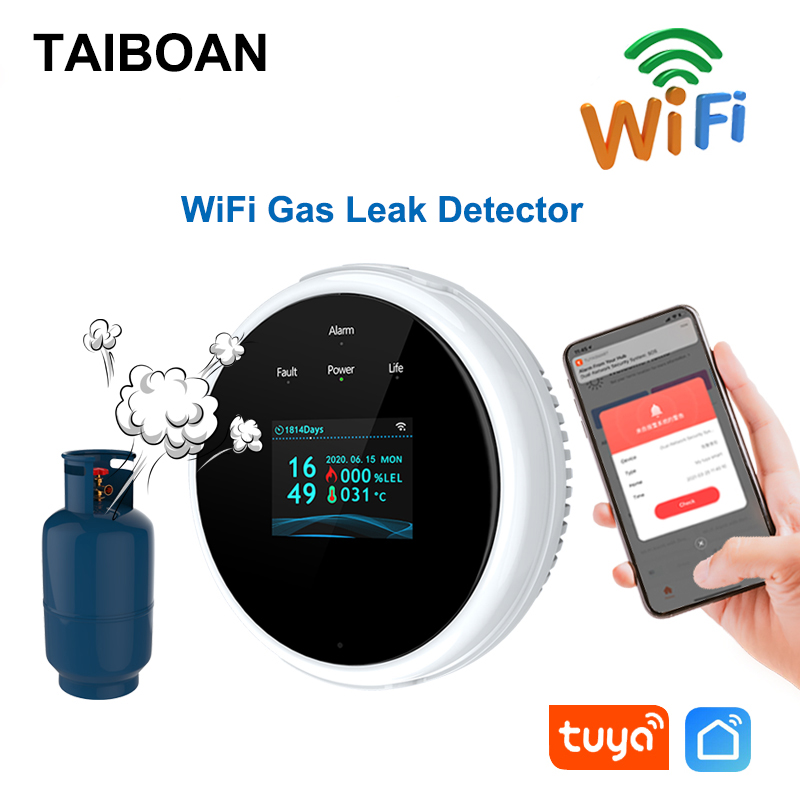 TAIBOAN WiFi 가스 LPG 누출 센서 알람 T - Smart Gas Leak Detector Lpg 리뷰 및 가격