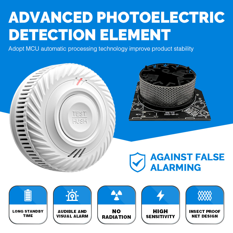10년 사용 가능한 배터리 내장형 독립형 화재 경보기, - Smoke Alarm 10 Year Battery 리뷰 및 가격
