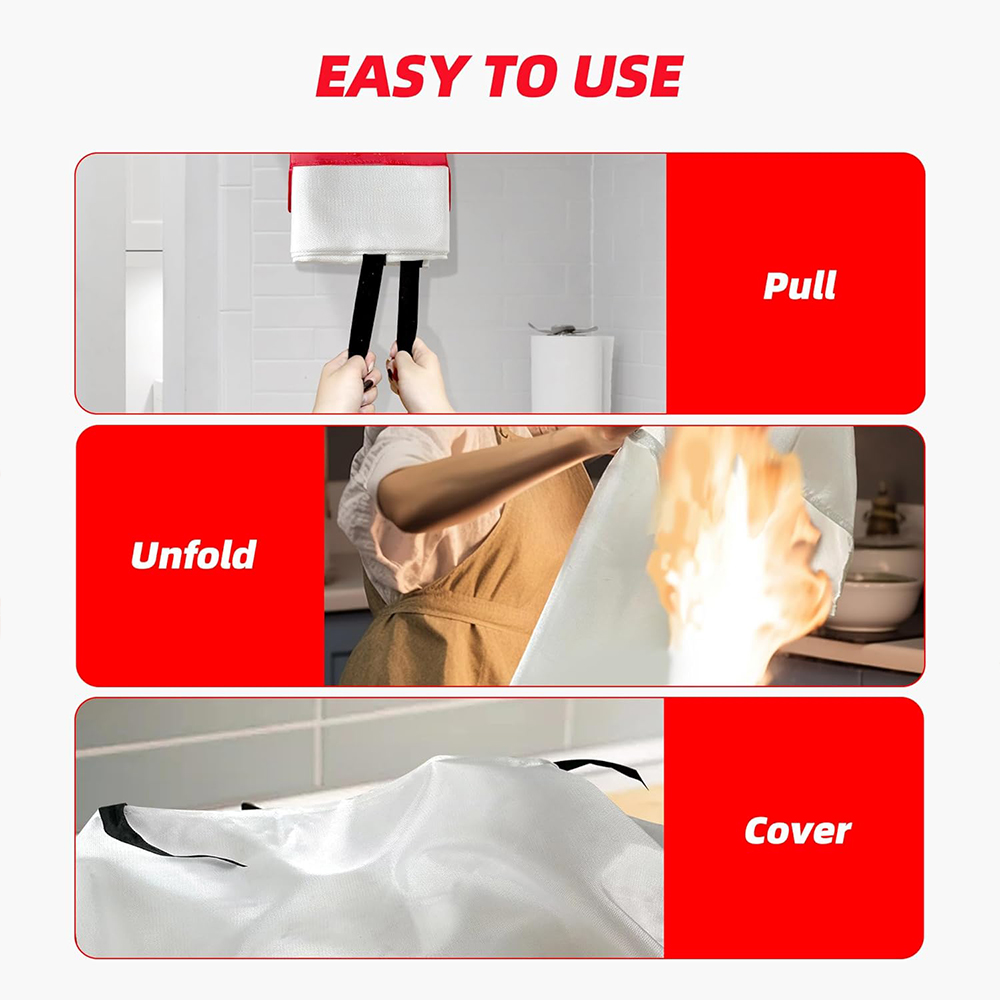 화재 담요 2 팩 2*2m/1.5*1.5m 가정용 주방 - Fire Blanket Fiberglass 리뷰 및 가격