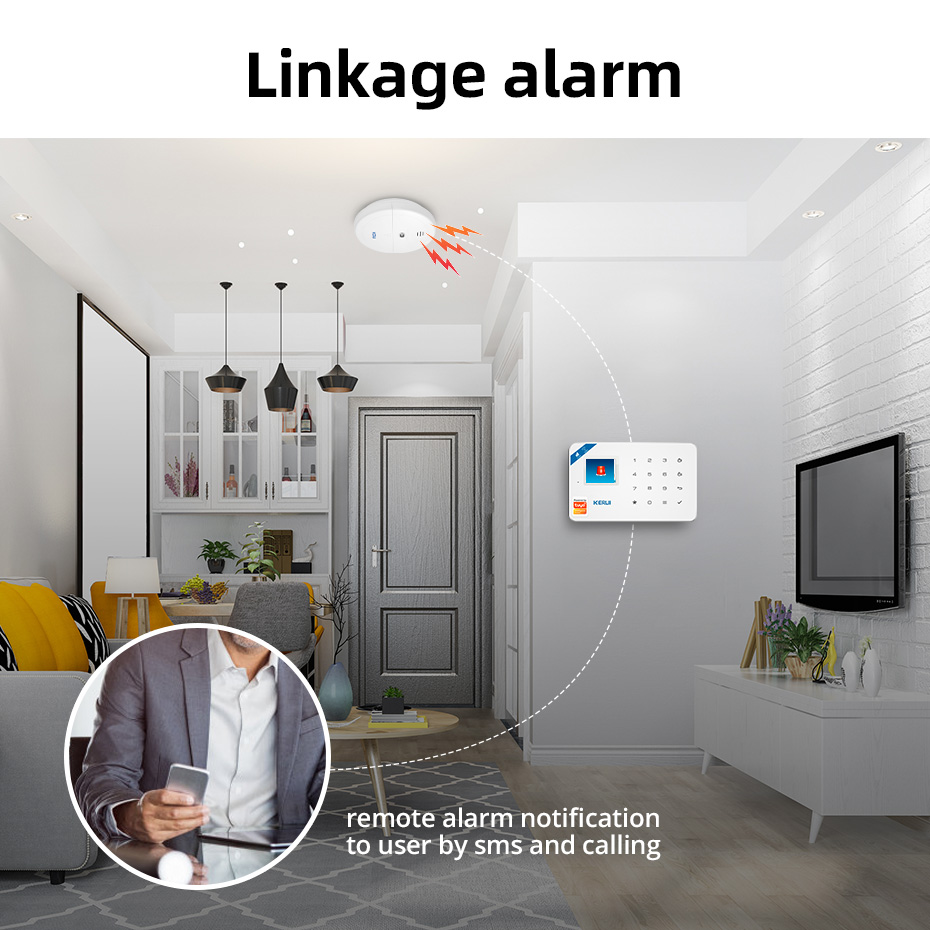 KERUI 5/10pcs 433MHZ 무선 홈 화재 연 - Smart Smoke Detector Wifi 리뷰 및 가격