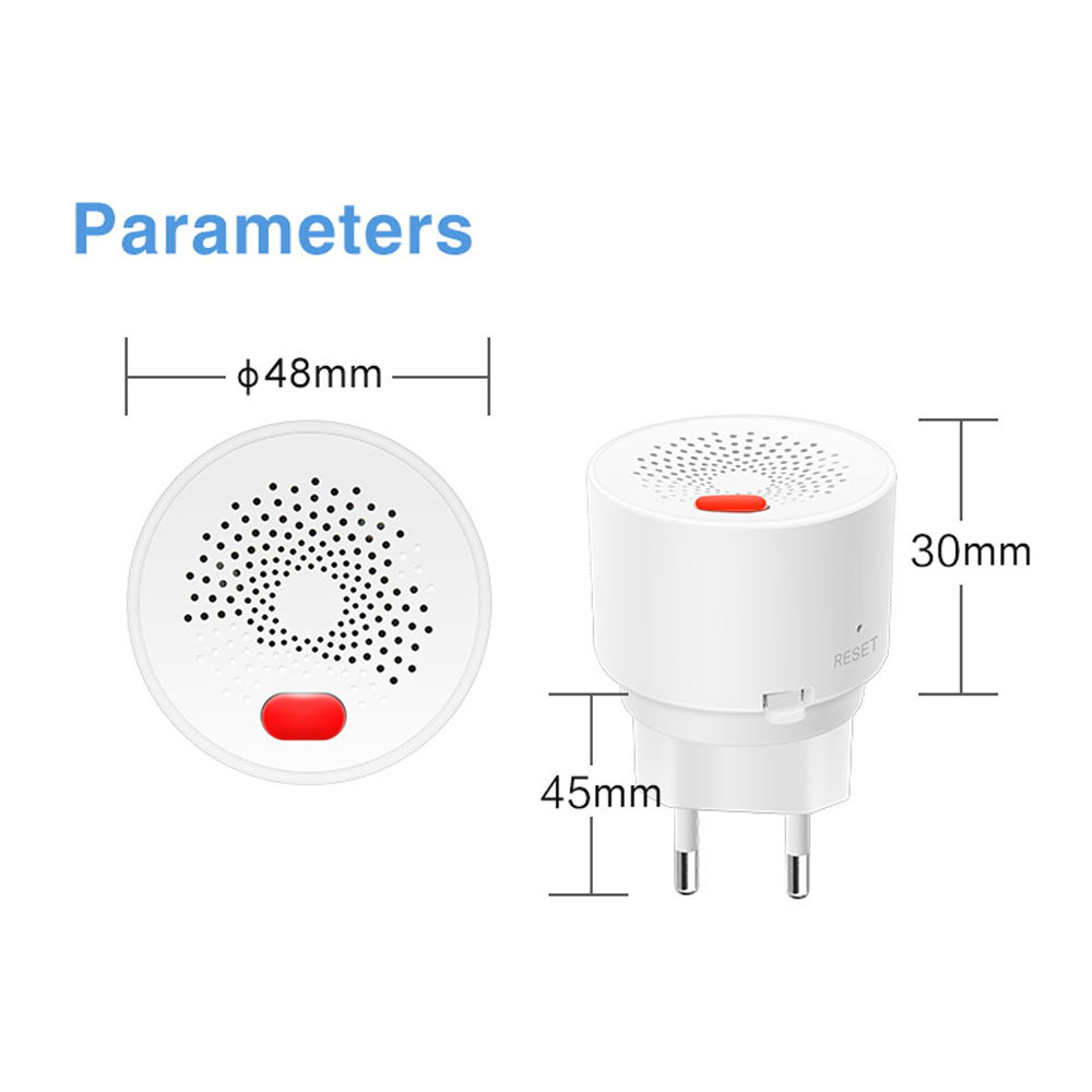투야 지그비 가연성 가스 누출 감지기 EU 플러그 앱  - Smart Gas Leak Detector Lpg 리뷰 및 가격