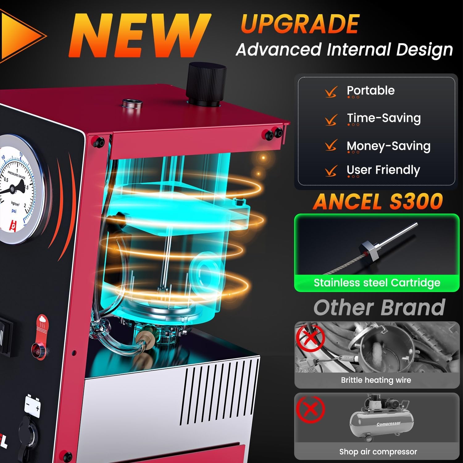    ANCEL S3 12V 차량 연기 누출 감지기, - Smoke Alarm Escape Light 리뷰 및 가격
