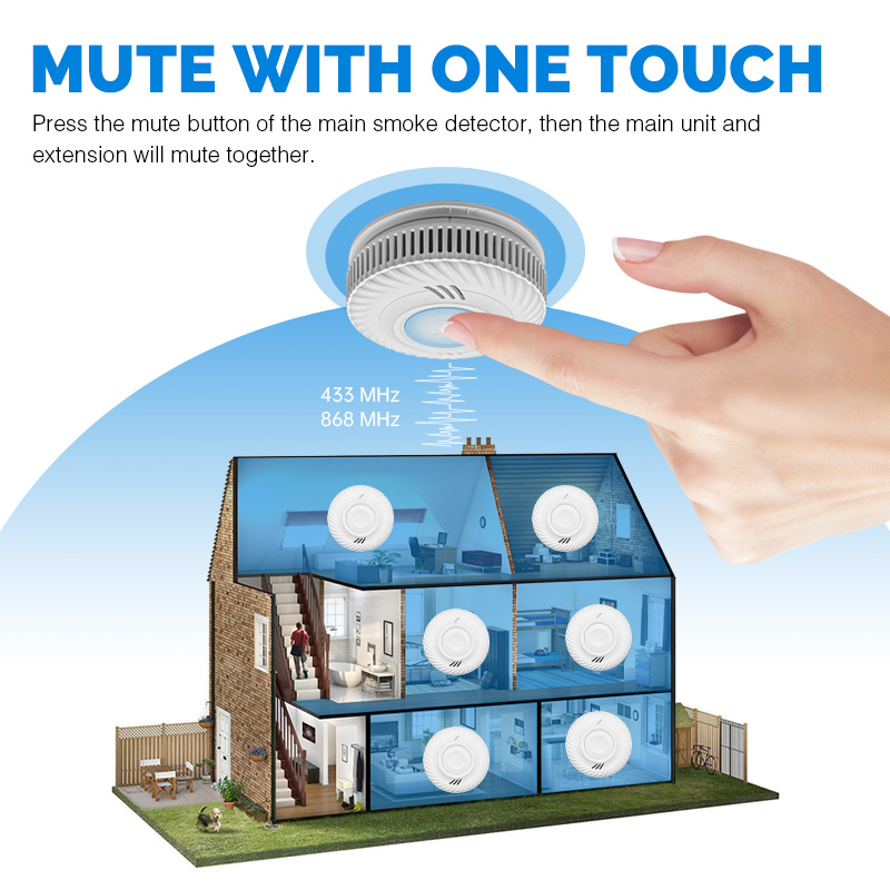10년 배터리 수명 호텔용 스마트 무선 투야 와이파이  - Smart Smoke Detector Wifi 리뷰 및 가격