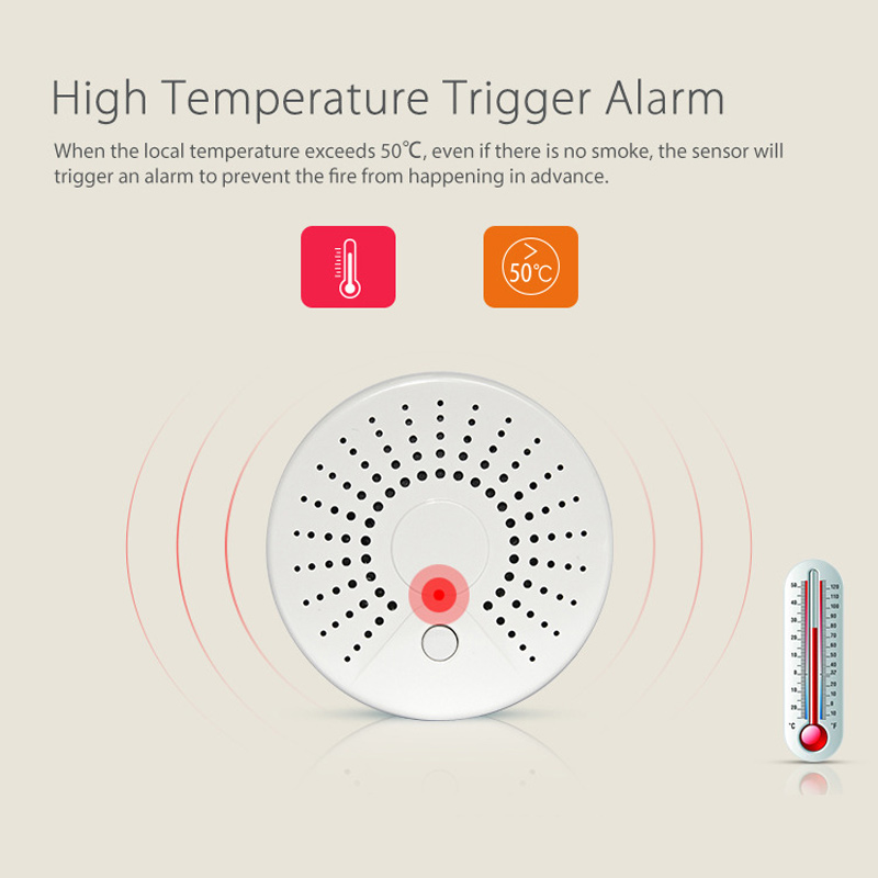 Tuya WiFi 스마트 홈 연기 감지기 앱 원격 제어 - Smart Smoke Detector Wifi 리뷰 및 가격