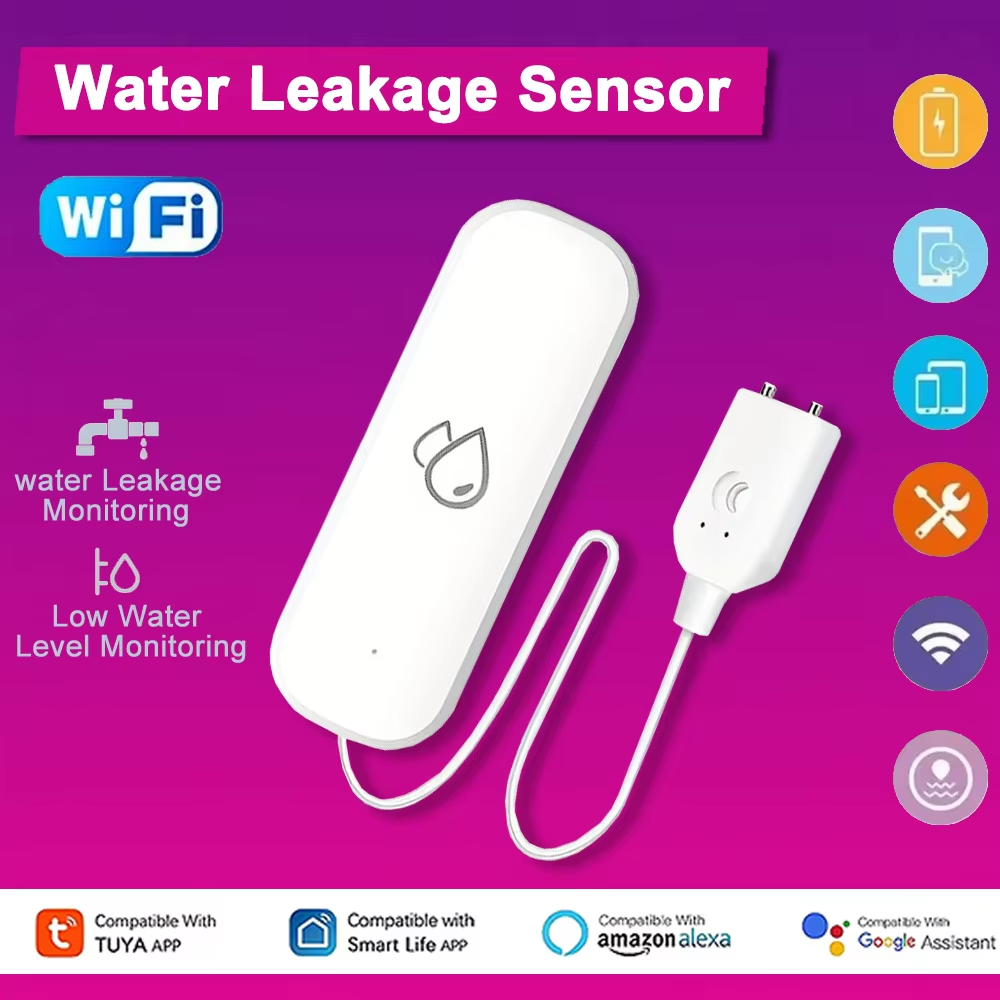 투야 와이파이 누수 경보 센서 스마트 홈 홍수 누수 감 - Water Leak Detector Wifi Alarm 리뷰 및 가격