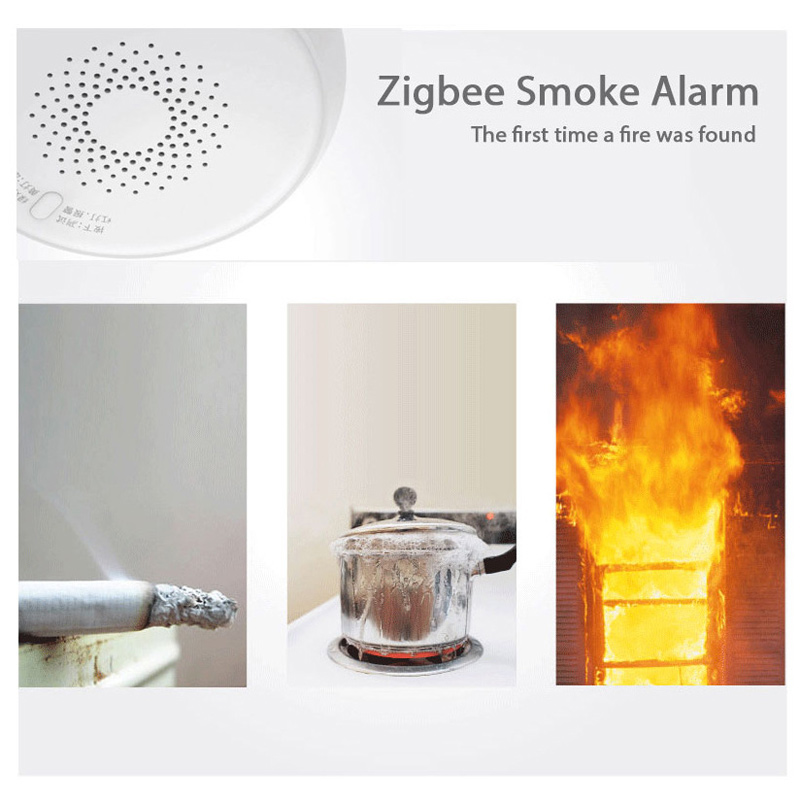 지그비 연기 감지기, 새로운 무선 연기 센서, 지능형  - Zigbee Smoke Sensor Tuya 리뷰 및 가격