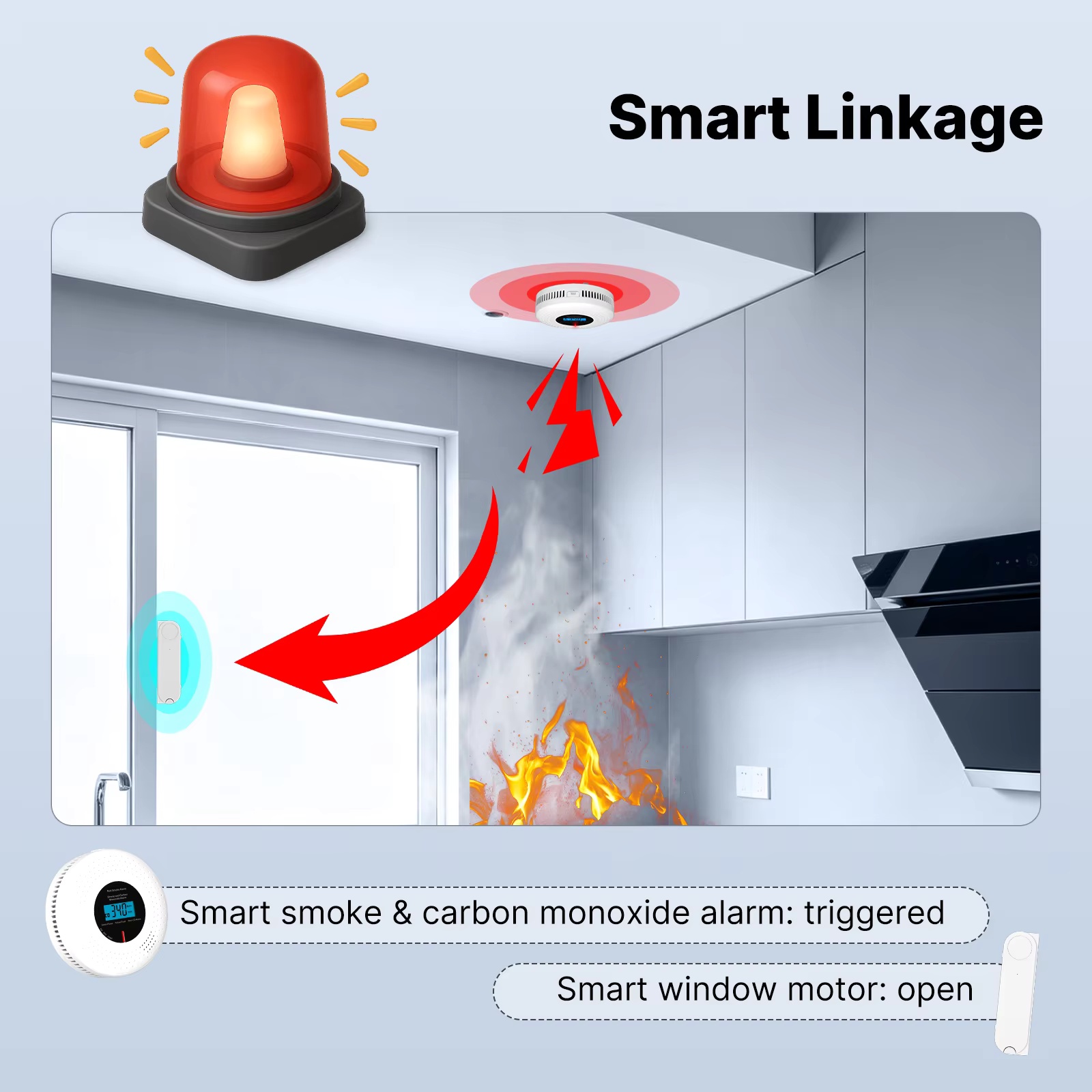 MOES Tuya Zigbee 스마트 연기 일산화탄소  - Zigbee Smoke Sensor Tuya 리뷰 및 가격