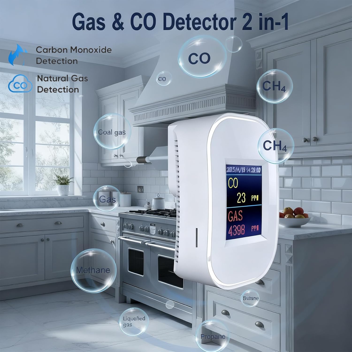 투야 스마트 라이프 천연가스 CO 누출 일산화탄소 감지 - Smart Gas Leak Detector Lpg 리뷰 및 가격