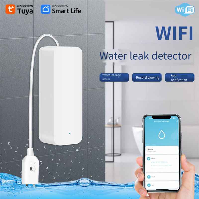 Tuya Wifi 누수 경보기 물 누출 센서 감지기 홍 - Water Leak Detector Wifi Alarm 리뷰 및 가격