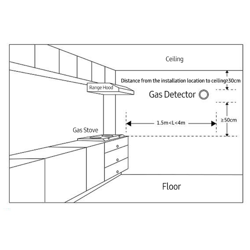 와이파이 가스 누출 감지기 및 화재 경보기 LCD 디스 - Smart Gas Leak Detector Lpg 리뷰 및 가격