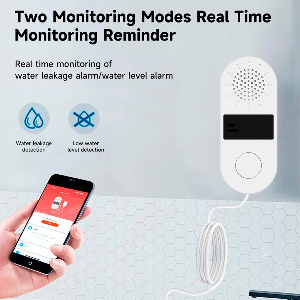 투야 와이파이 누수 감지기, 소리 및 빛 알람, 130 - Water Leak Detector Wifi Alarm 리뷰 및 가격