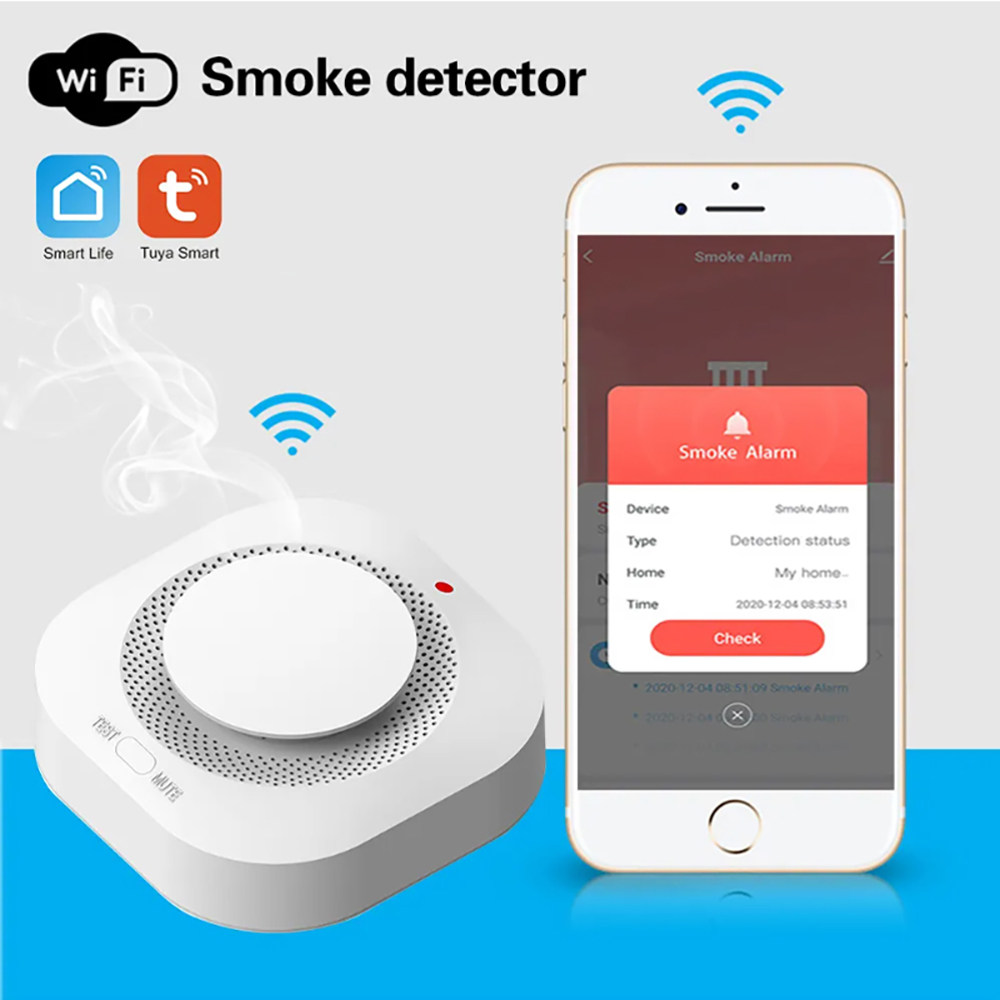 투야(Tuya) ZigBee Wi-Fi 스마트 연기 감 - Zigbee Smoke Sensor Tuya 리뷰 및 가격