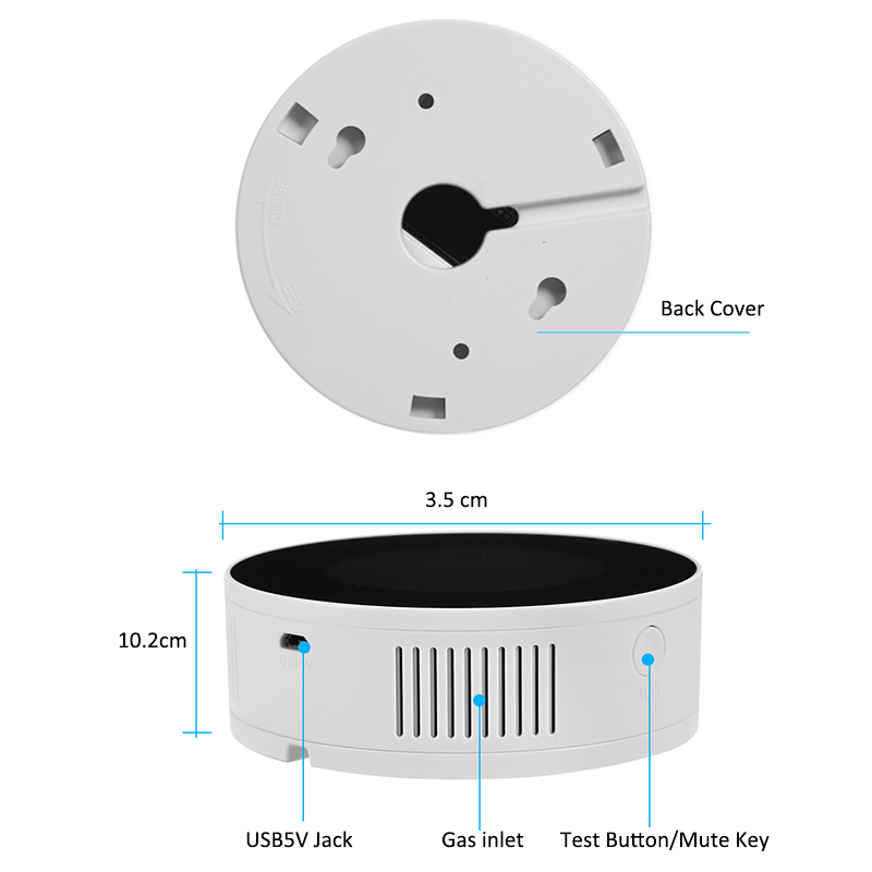 WIFI 투야 천연 LPG 가스 누출 감지기, 전자 솔 - Smart Gas Leak Detector Lpg 리뷰 및 가격